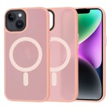 Husa pentru iPhone 14 - Techsuit HaloFrost&nbsp;MagSafe Series - Pink
