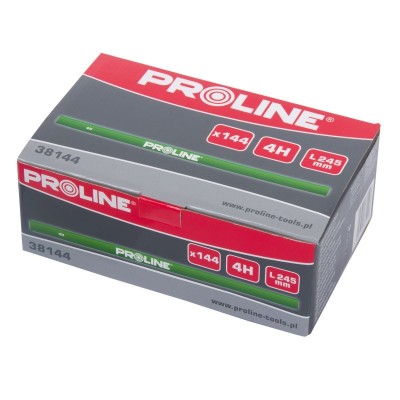 Set 144 creioane pentru tamplarie Proline, 245 mm, tip 4H foto