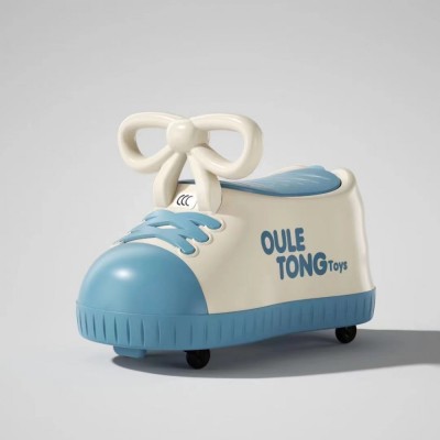 Peanut Twisting Car Anti-rollover Universal Silent Wheel - Color: Deep Sea Blue + Music Function + Silent Wheel + Traction Rope foto
