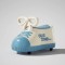 Peanut Twisting Car Anti-rollover Universal Silent Wheel - Color: Deep Sea Blue + Music Function + Silent Wheel + Traction Rope