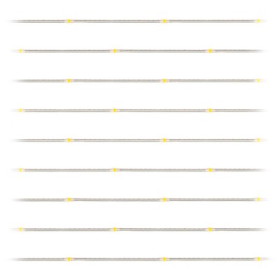 DECORATIUNE LED ALB CALD 10M REBEL foto
