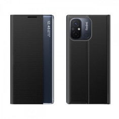 Husa pentru Xiaomi Redmi 11A / C55 / 12C, OEM, Sleep Case, Neagra foto