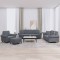 vidaXL Set canapea cu perne, 4 piese, gri &icirc;nchis, catifea 3202201