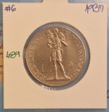 489 Vatican, 2 lire, 1937, KM#6, Pius XI