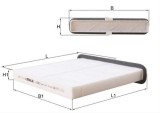 Filtru habitaclu MAHLE LA1361