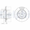 DELPHI BG2623C Disc frana