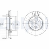 DELPHI BG2623C Disc frana