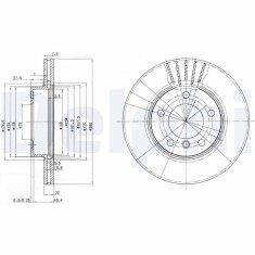 DELPHI BG2623C Disc frana