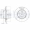 DELPHI BG2623C Disc frana