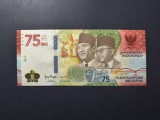 INDONEZIA 75.000 RUPII 2020 COMEMORATIVĂ UNC