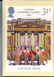 AX 342 CP - LONDON ECONOMIC SUMMIT 1984 -LANCASTER HOUSE