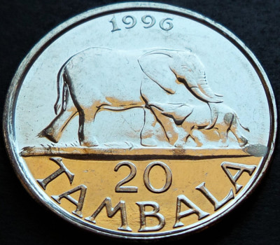 Moneda exotica 20 TAMBALA - Republica MALAWI, anul 1996 * cod 5065 A = UNC foto