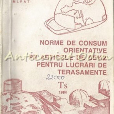 Norme De Consum Orientative Pe Articole De Deviz Pentru Lucrari De Terasamente