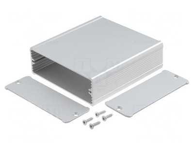 Carcasă aluminiu gri TUF 94x100x32mm foto