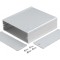 Carcasă aluminiu gri TUF 94x100x32mm