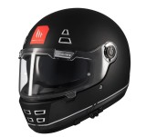 Cumpara ieftin Casca integrala pentru scuter - motocicleta MT Jarama SV B2 negru mat &ndash; model Retro &ndash; Cafe Racer (ochelari soare integrati) &ndash; tip viziera: MT-V-32 XL
