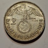 Germania Nazista 2 reichsmark 1938 E argint, Europa