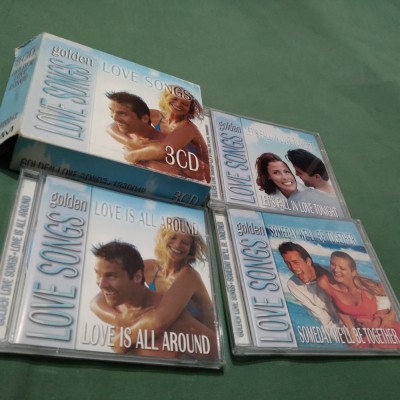 SET BOX 3 CD GOLDEN LOVE SONGS RAR !!! ORIGINAL foto
