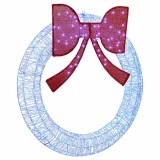 VidaXL Coroană cu lumini cu bandă LED albastru 120 cm Acril 42019131