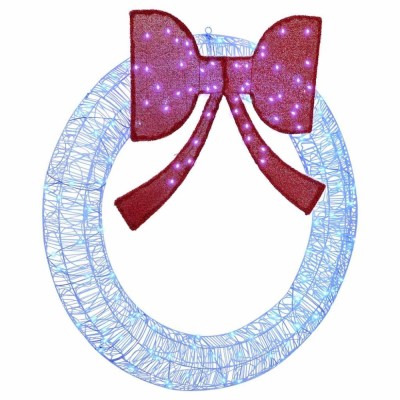 vidaXL Coroană cu lumini cu bandă LED albastru 120 cm Acril 42019131 foto