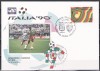 Italia 1990 - Cupa Mondială de fotbal Italia 1990 - Camerun, FDC, Stampilat