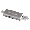 Cititor Carduri 5in1 NGS Type C, Micro USB, USB 2.0, SD, MicroSD, SDHC, SDXC, MMC. Transfer Date, Smartphone, 128GB
