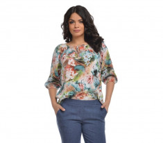 Bluza IE Dama cu model floral foto