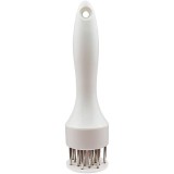 Ustensila din inox 304 pentru fragezit carnea eMazing - 21 de tije ascutite, lungimea 20 cm, alb