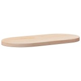 VidaXL Blat de masă, 90x45x2,5 cm, lemn masiv de pin, oval