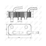 Radiator ulei motor, Termoflot Nrf 31190