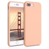 Husa pentru Apple iPhone 8 Plus / iPhone 7 Plus, Silicon, Rose Gold, 40842.194