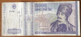 Cumpara ieftin Bancnota 5000 Lei 1993 Rom&acirc;nia - Colecție Numismatică