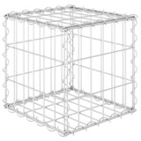 Cumpara ieftin Gabion cub strat inaltat, 30 x 30 x 30 cm, sarma de otel
