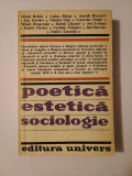 Poetică, estetică, sociologie (texte de Mihail Bahtin, Vladimir Piskunov...)