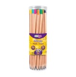 Cumpara ieftin Set creioane HB Strigo, cu terminatie multicolora, 36 buc