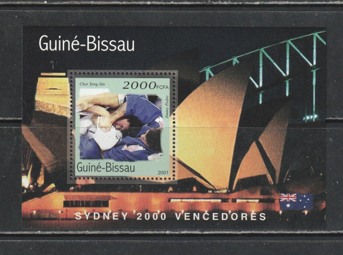 Guinea Bissau 2001 - Medaliati la Jocurile Olimpice de Vara Sudney S/S 1v MNH