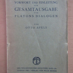 Platon Charmides, Lysis, Menexenos in germana trad. O. Apelt