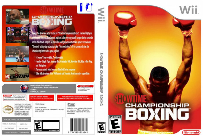 Wii Championship Boxing joc Wii classic/Wii mini/,Wii U