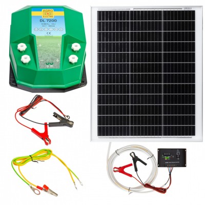 Aparat gard electric DL&amp;nbsp;7200, 7,2&amp;nbsp;Joule, cu sistem solar 50&amp;nbsp;W foto