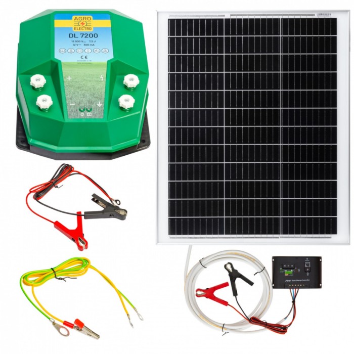 Aparat gard electric DL&nbsp;7200, 7,2&nbsp;Joule, cu sistem solar 50&nbsp;W