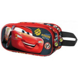 Penar 3D Cars Winner cu 2 compartimente, 22x9.5x8 cm