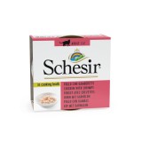 Cumpara ieftin Schesir Cat Chicken with Shrimps, conserva, 70 g