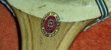 Racheta tenis camp din lemn vintage muzeu panoplie colectie SWAN - made in india