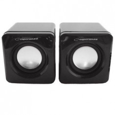 Boxe Stereo 2.0 Esperanza Leggiero USB 2 x 3 W Negru foto