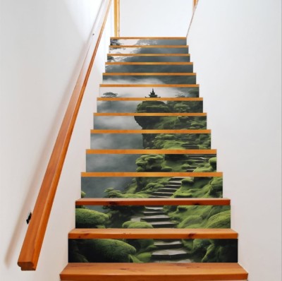 Sticker decorativ pentru scari interioare, print autoadeziv de inalta rezolutie, dimensine 200 x 124 cm, cod: AVX-STAIRS-19 FAVLine Selection foto