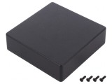 Carcasă universală aluminiu 120x120x34mm negru