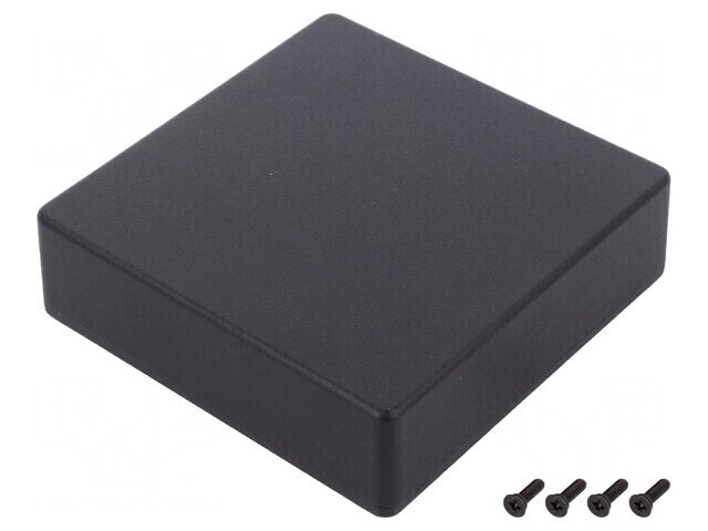 Carcasă universală aluminiu 120x120x34mm negru