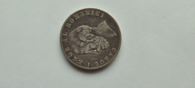 MONEDA 5 LEI 1884 - CAROL I STARE FOARTE BUNA foto