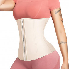 NE Latex Talie Trainer Corset Underbust Sport Cincher Femei Antrenament Body Sha