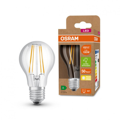 Bec LED Osram Classic A60, Ultra Efficient Light, E27, 7.2W (100W), 1521 lm, foto